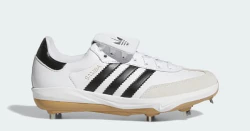 Adidas Samba Baseball Cleat, cleats, metal or molded not stated: photo from Adidas