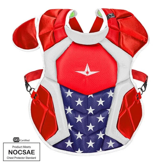 All-Star S7 Axis™ - Adult Chest Protector, catcher's gear: photo from All-Star