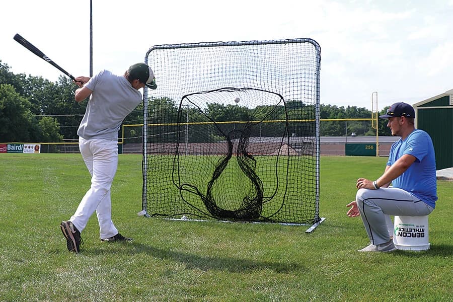 Beacon Athletics 7′ x 7′ Capture Screen, protective screens: photo from Beacon Athletics