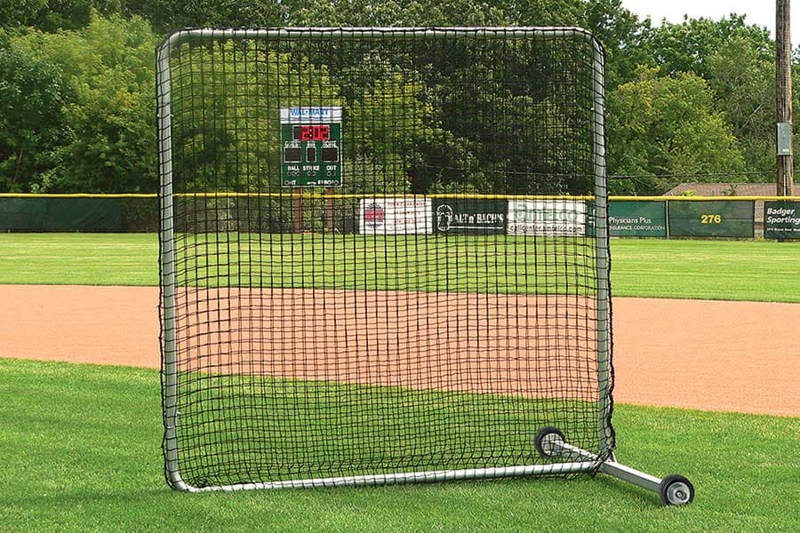 Beacon Athletics 7′ x 7′ Infield Screen, protective screens: photo from Beacon Athletics