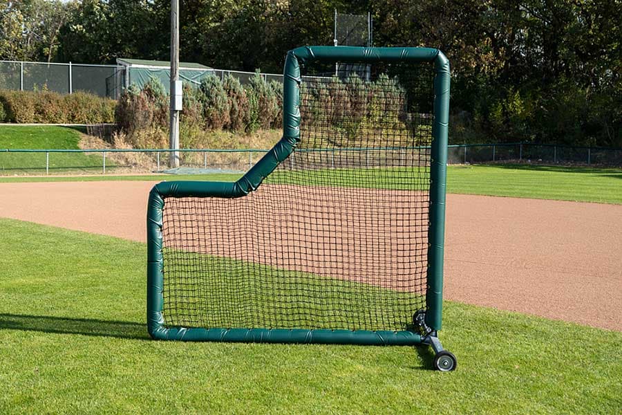 Beacon Athletics TUFFScreen 7×7 Pitcher’s L, protective screens: photo from Beacon Athletics