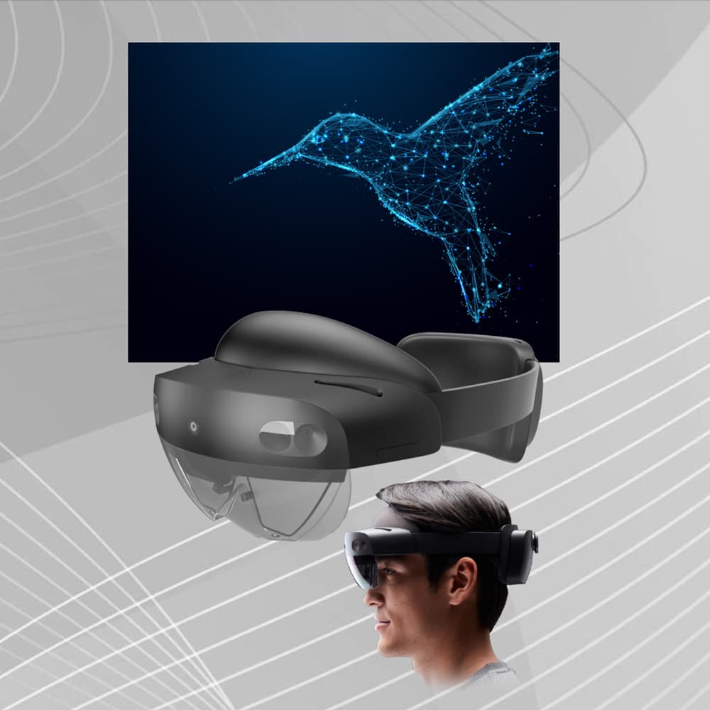 Bernell VTS4 HoloLens Computer Orthoptics, vision training software: photo from Bernell