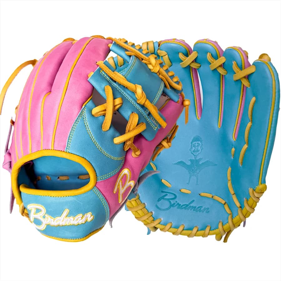Birdman Bats Birdman 11.5" Bubble Gum Iconic Series Glove, infield gloves: photo from Birdman Bats