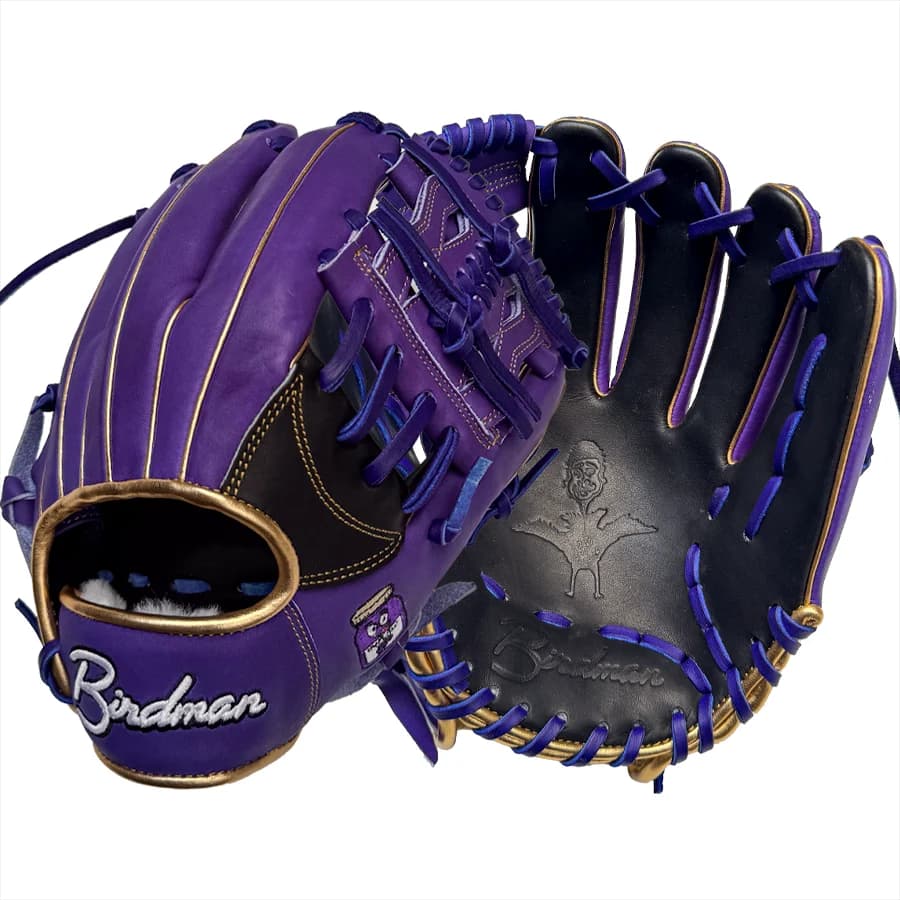 Birdman Bats Birdman 11.5" Grape Jelly Iconic Series Glove, infield gloves: photo from Birdman Bats