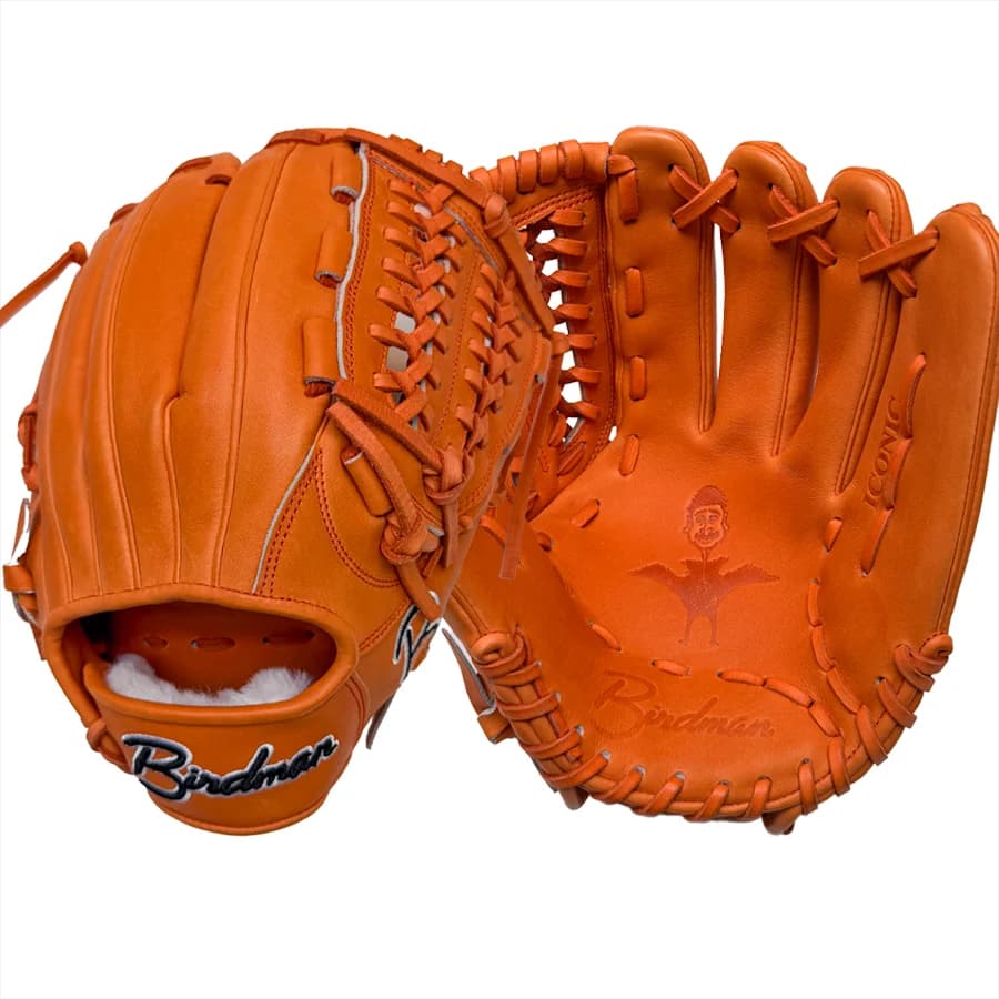 Birdman Bats Birdman 12.25" Orange Mod Loop Iconic Series Glove, utility gloves: photo from Birdman Bats
