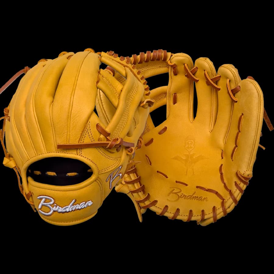 Birdman Bats Birdman Cotton Tan 11.5" Stu Series Glove, infield gloves: photo from Birdman Bats