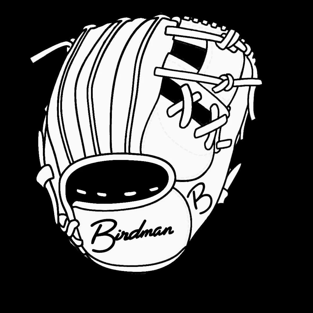Birdman Bats Custom Iconic Series Youth Glove, youth gloves: photo from Birdman Bats