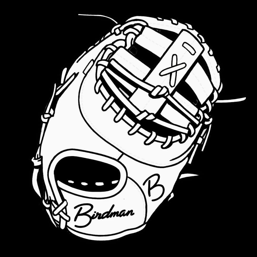 Birdman Bats Custom Stu Series First Base Glove, first base mitts: photo from Birdman Bats