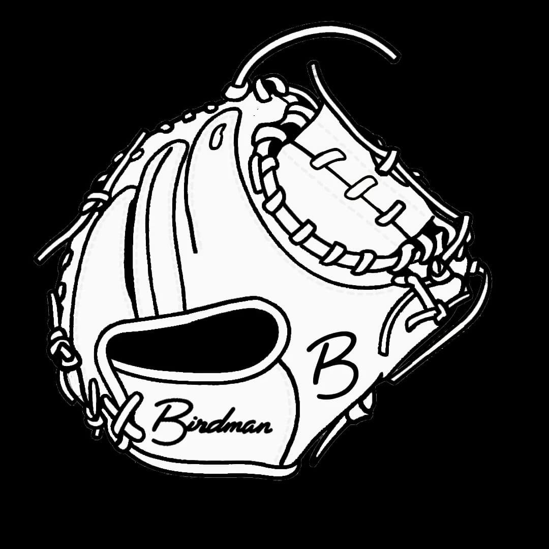 Birdman Bats Custom Wingman Series Catcher's Glove, catcher's mitts: photo from Birdman Bats