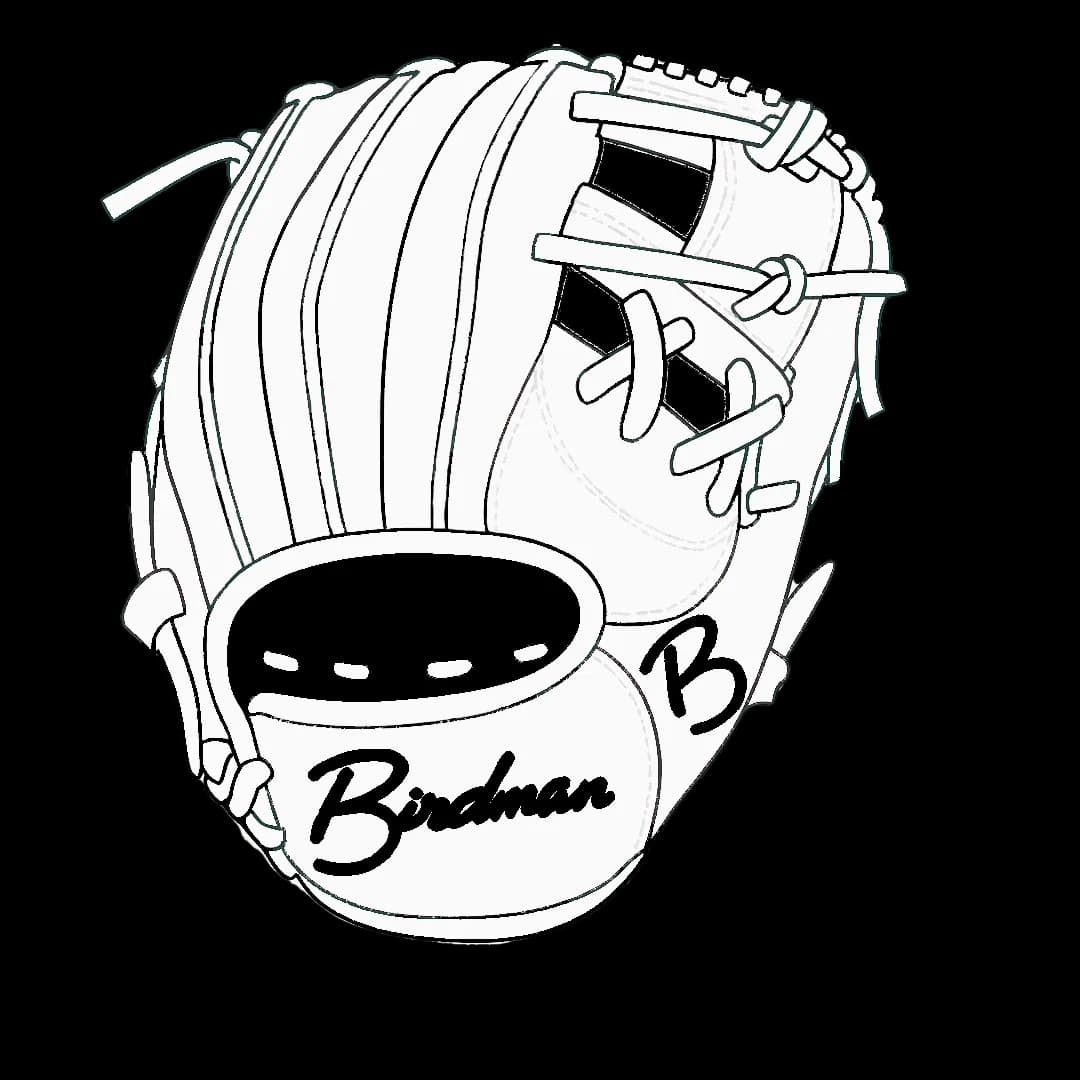 Birdman Bats Custom Wingman Series Youth Glove, youth gloves: photo from Birdman Bats
