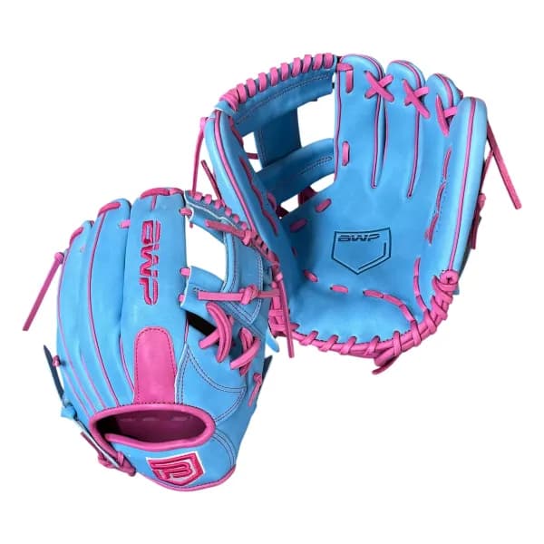 BWP Bats Gold Series – Sky Blue/Pink, infield gloves: photo from BWP Bats