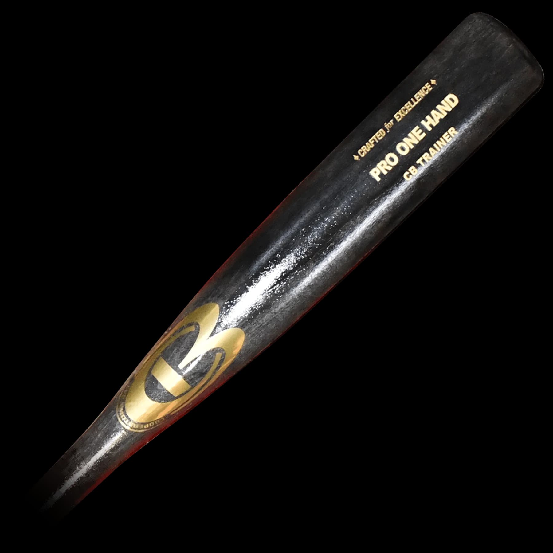Cooperstown Bat Co. Custom CB Pro One-Hand Training Bat – 27″ Maple, one-hand bats: photo from Cooperstown Bat Co.
