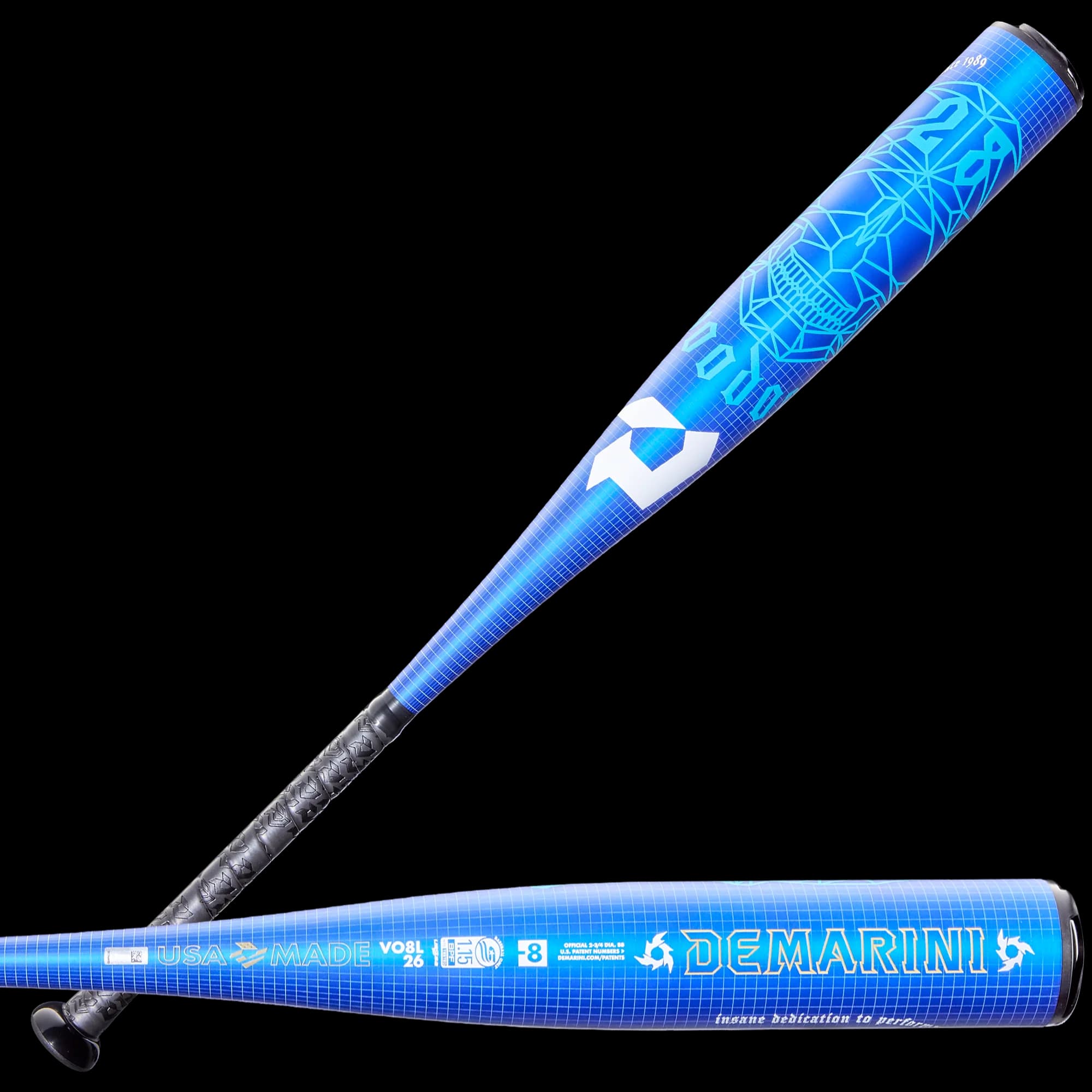 DeMarini 2026 Voodoo® One (-8) 2 ¾” USSSA Baseball Bat, USSSA bats: photo from DeMarini