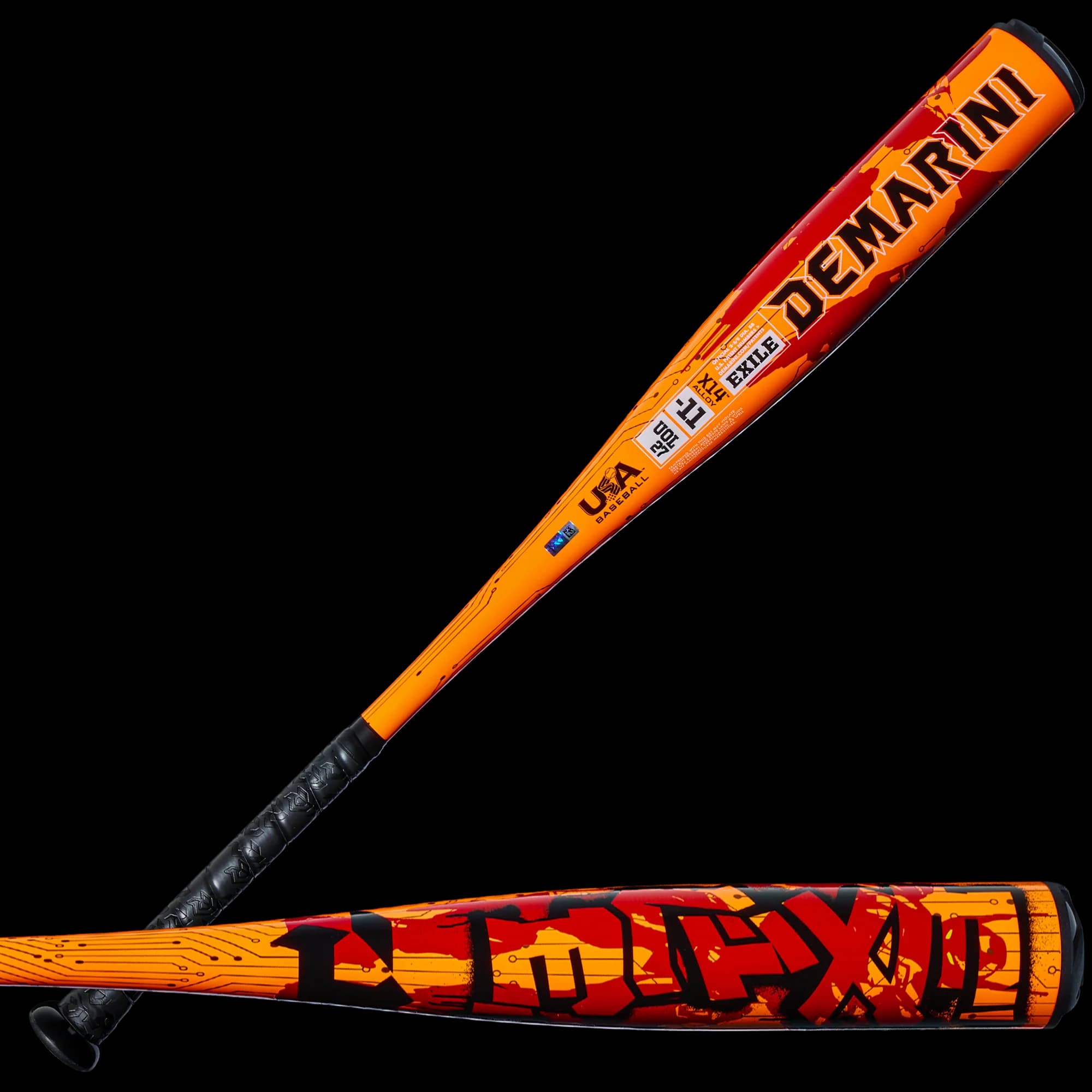 2027 DeMarini Exile (-11) USA Baseball Bat, USA Baseball bats: photo from DeMarini