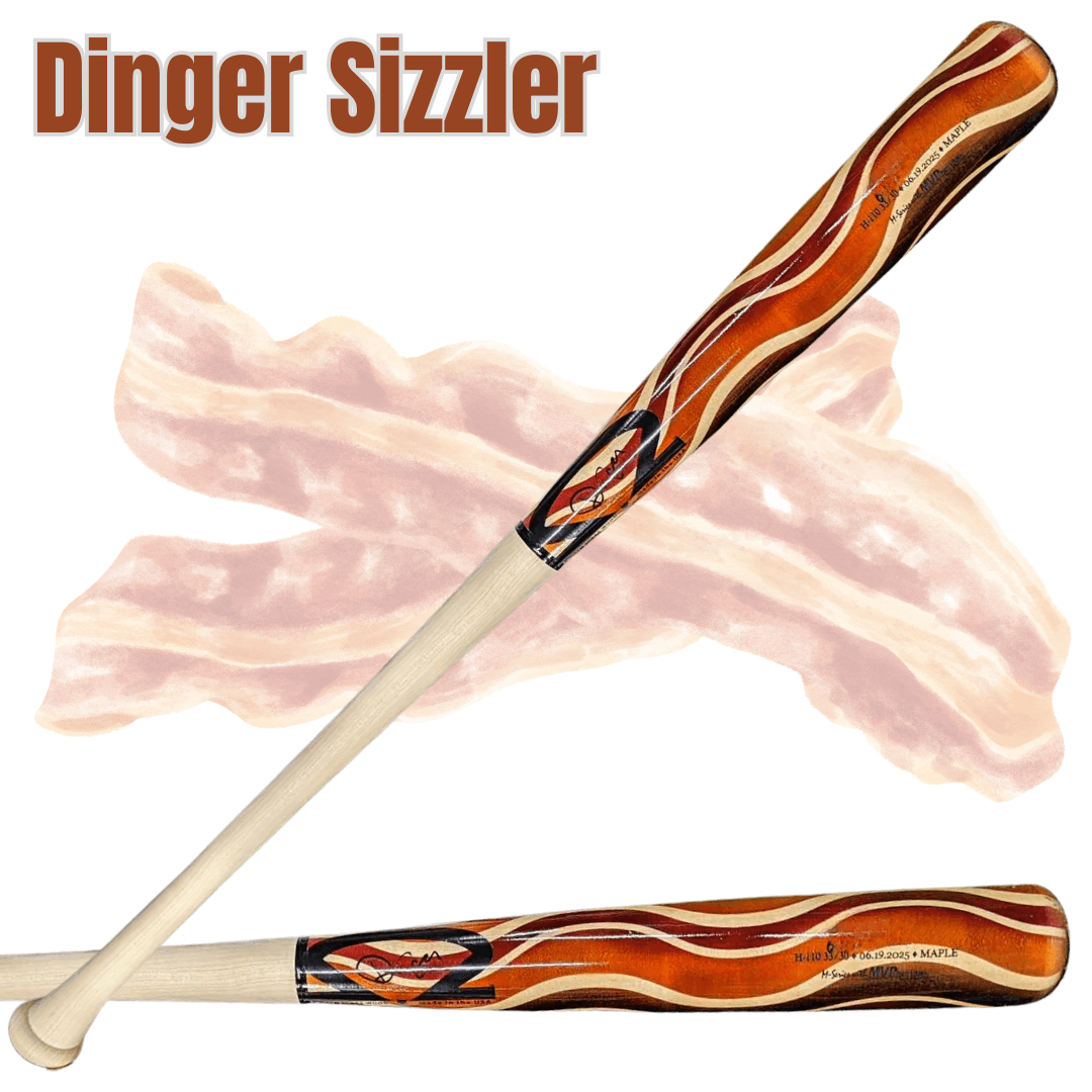 Dinger Bats Dinger Sizzler Bat, game wood bats, adult: photo from Dinger Bats