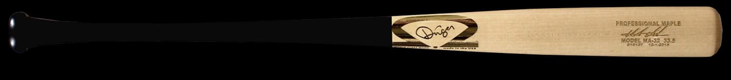 Dinger Bats MA-32, game wood bats, adult: photo from Dinger Bats