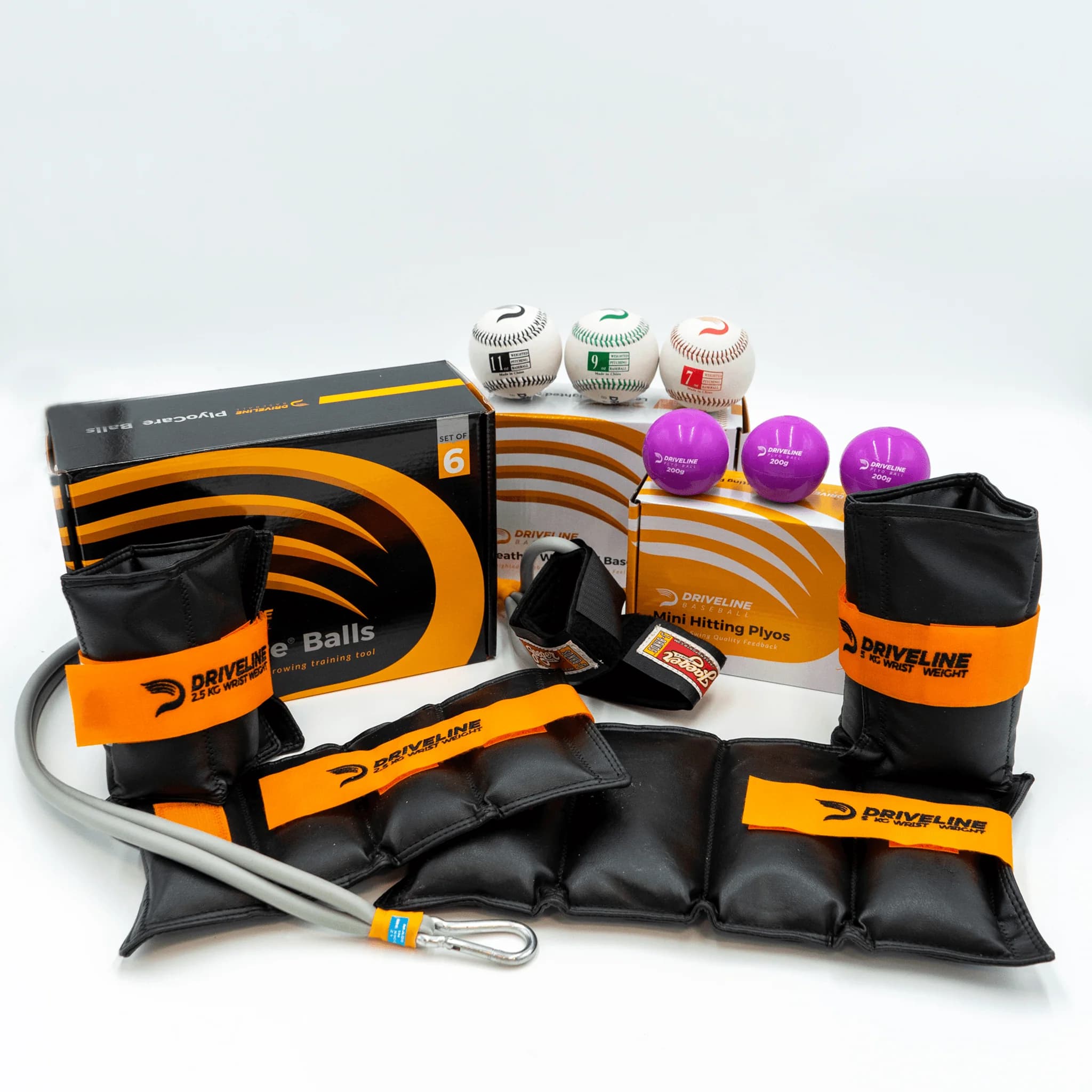 Driveline Baseball Complete Catching Kit, throwing program kits: photo from Driveline Baseball