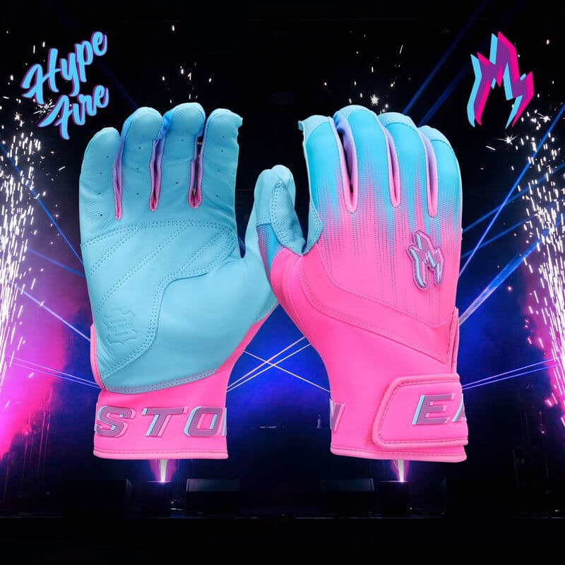 Easton Walk-Off Ethos Fire Batting Gloves, Adult & Youth Sizes, batting gloves: photo from Easton