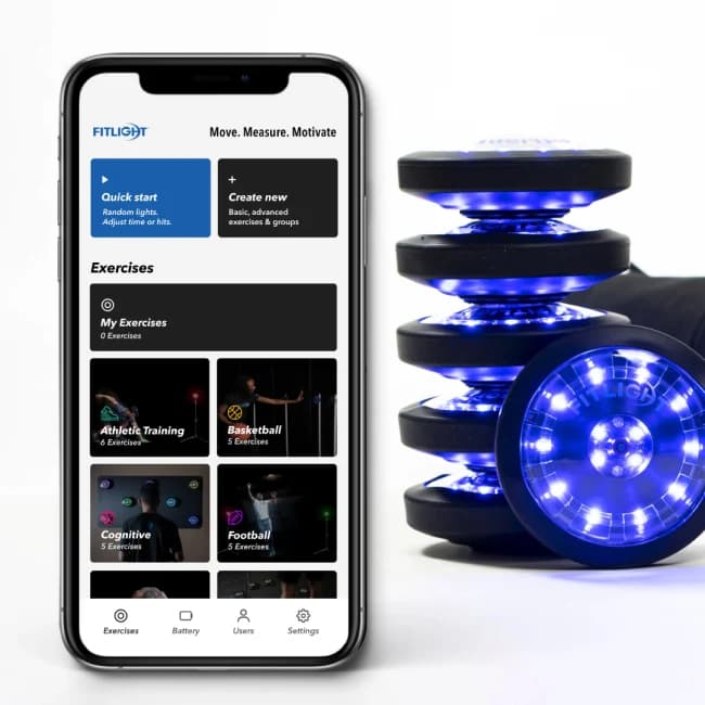 FITLIGHT® System, reaction light systems: photo from FITLIGHT
