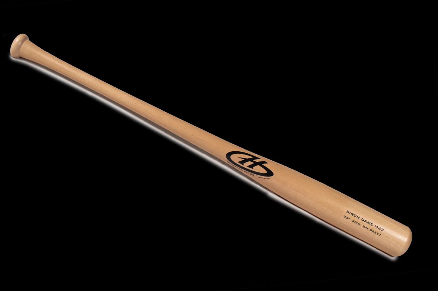 Homewood Bat Co. Custom M43 Pro Model, game wood bats, adult: photo from Homewood Bat Co.