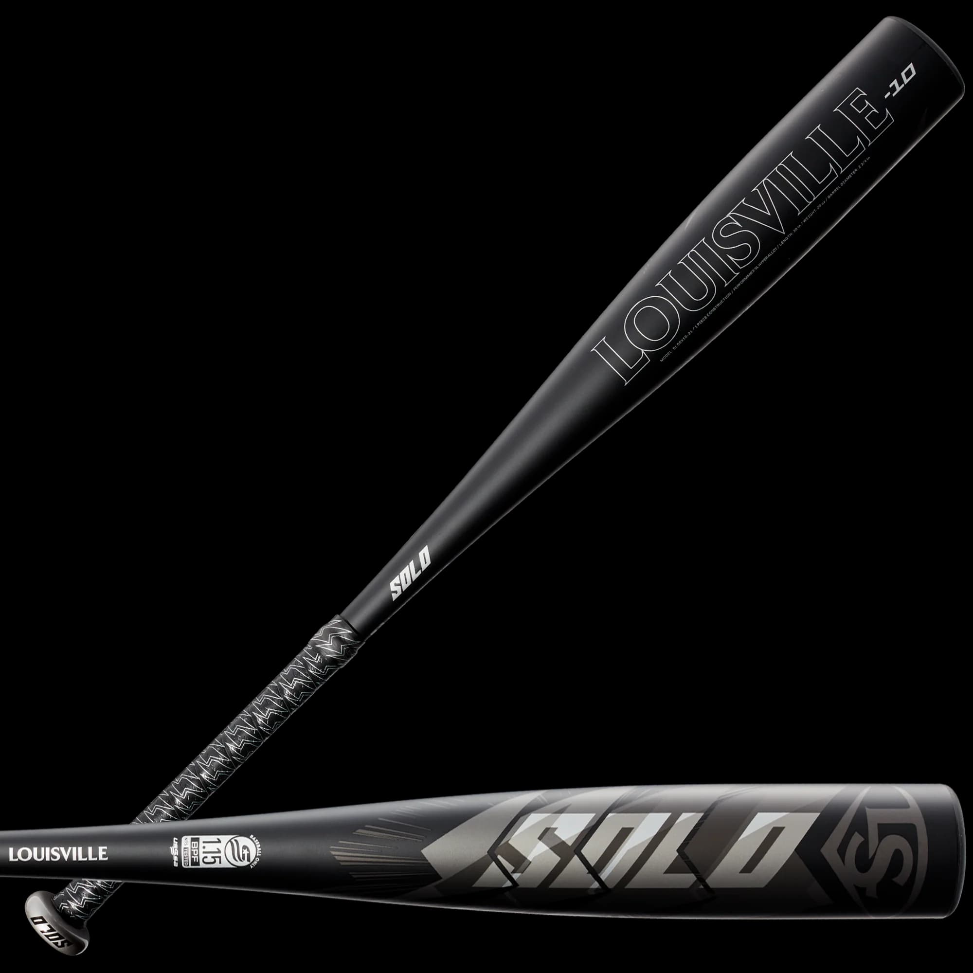 Louisville Slugger 2021 Solo (-10) 2 3/4" USSSA Baseball Bat, USSSA bats: photo from Louisville Slugger