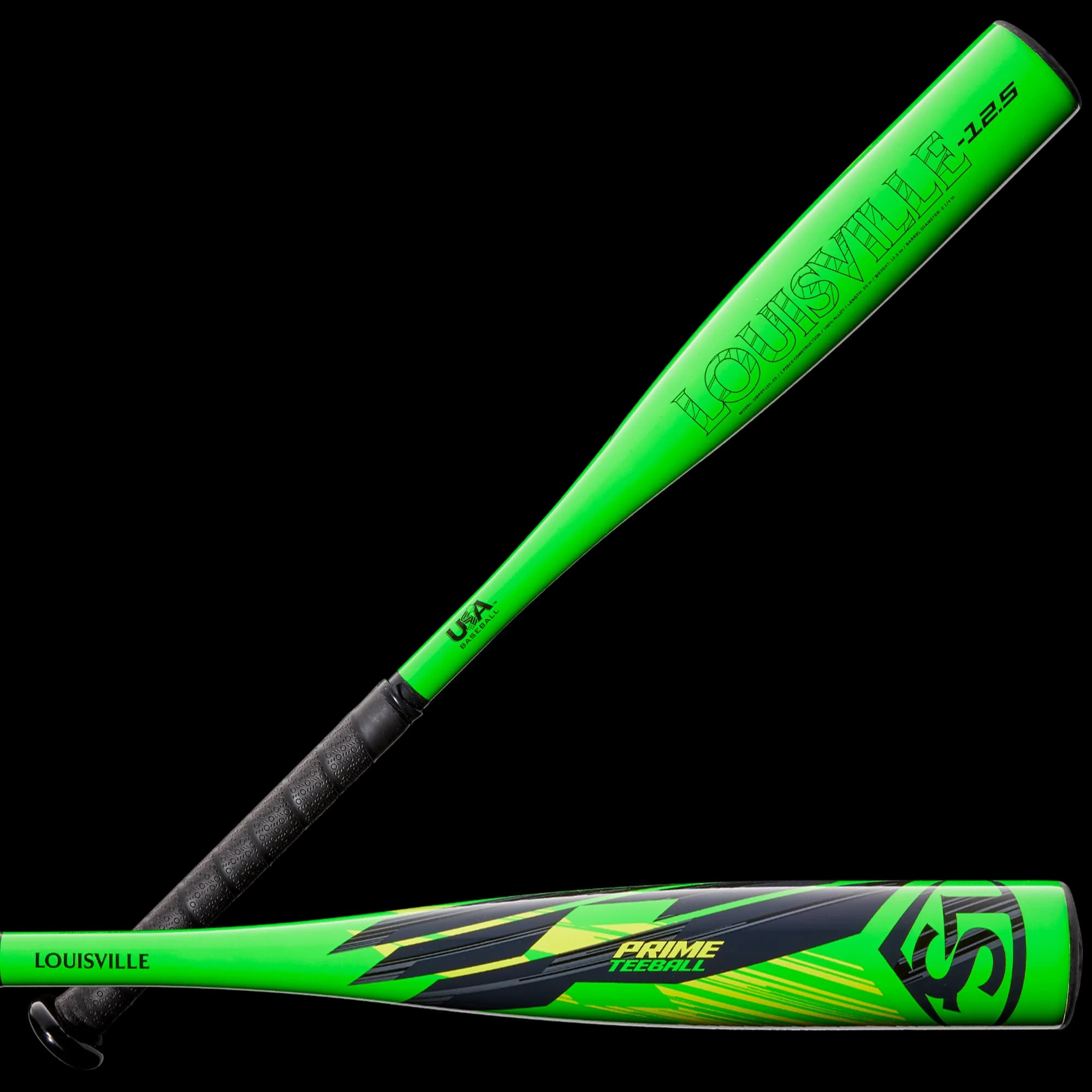 Louisville Slugger 2022 Prime (-12.5) T-Ball Bat, tee ball and coach pitch bats: photo from Louisville Slugger