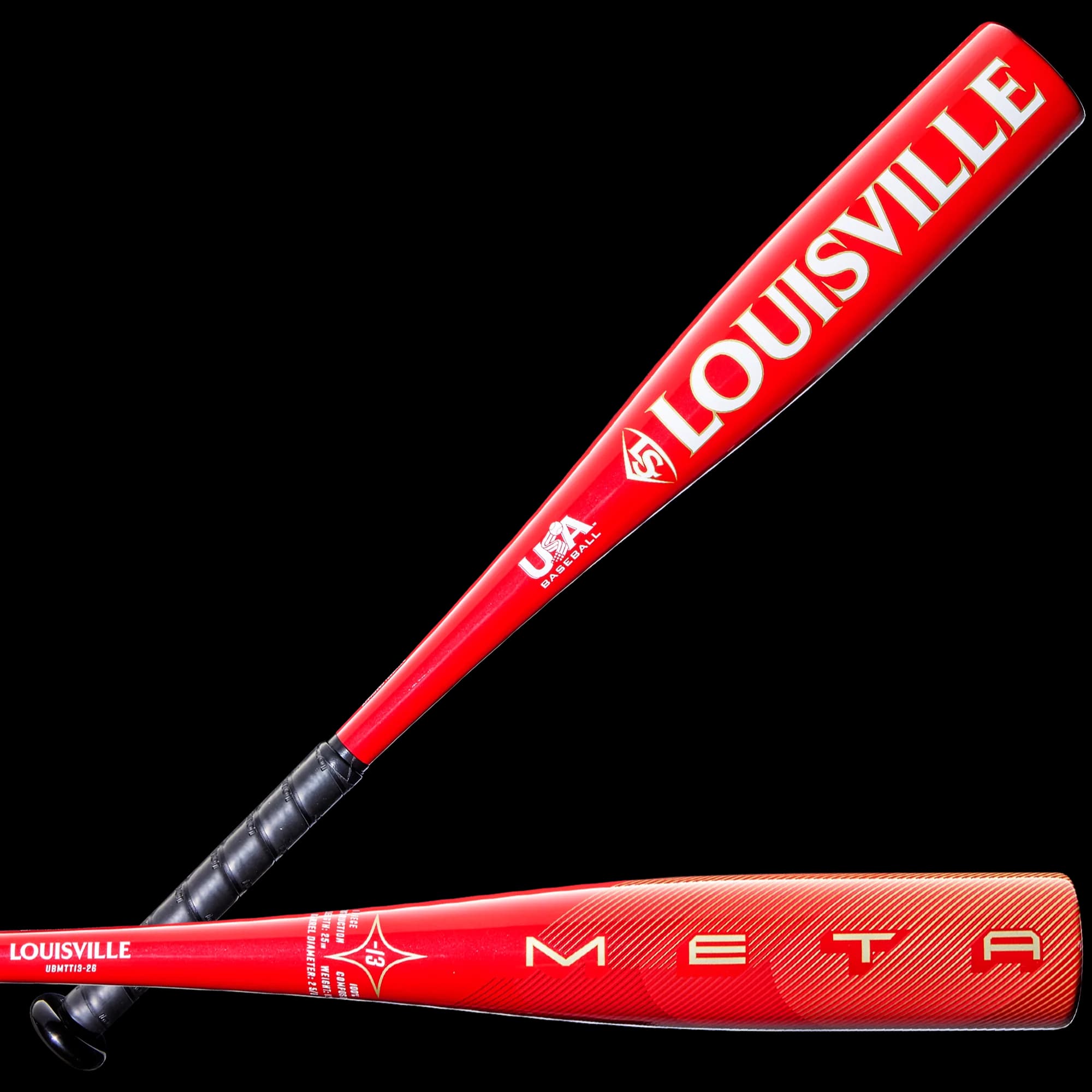 2026 Louisville Slugger Meta® (-13) T-Ball Bat, tee ball and coach pitch bats: photo from Louisville Slugger