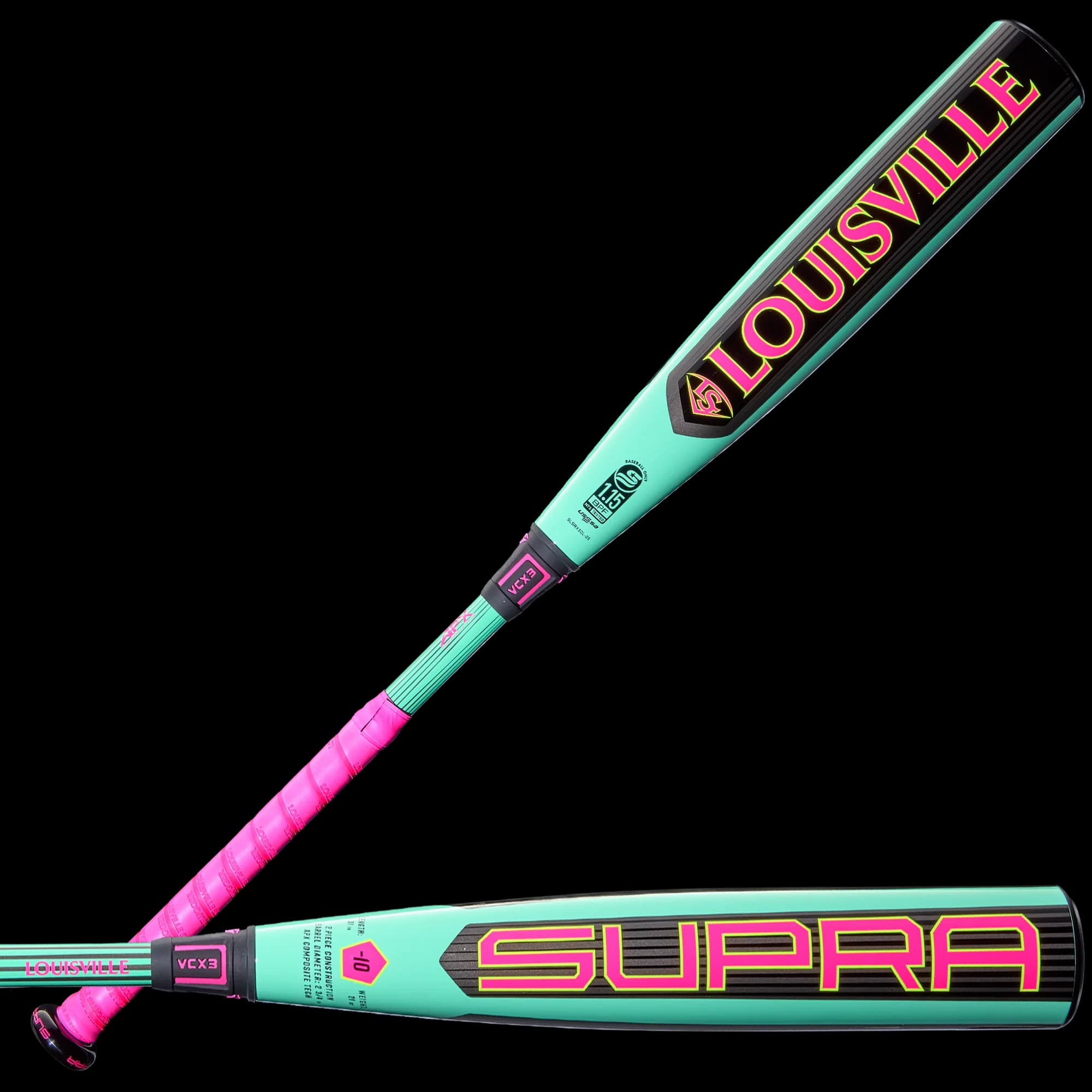2026 Louisville Slugger Supra™ (-10) 2 ¾” USSSA Baseball Bat, USSSA bats: photo from Louisville Slugger