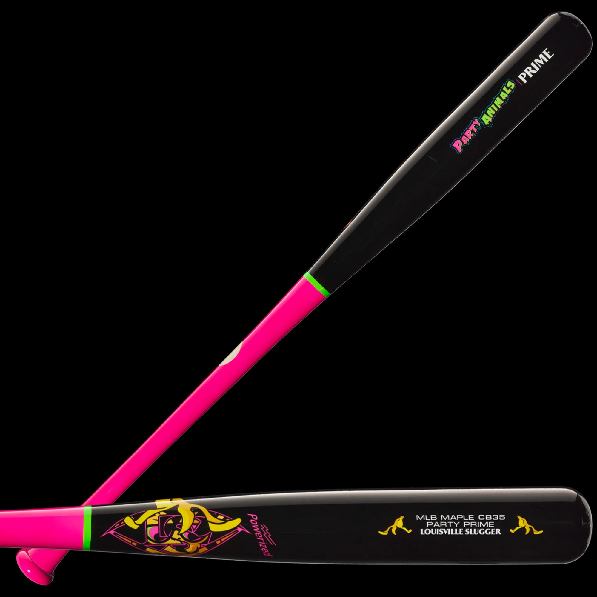 Louisville Slugger Pro Prime Party Animals CB35 Maple Baseball Bat, game wood bats, adult: photo from Louisville Slugger