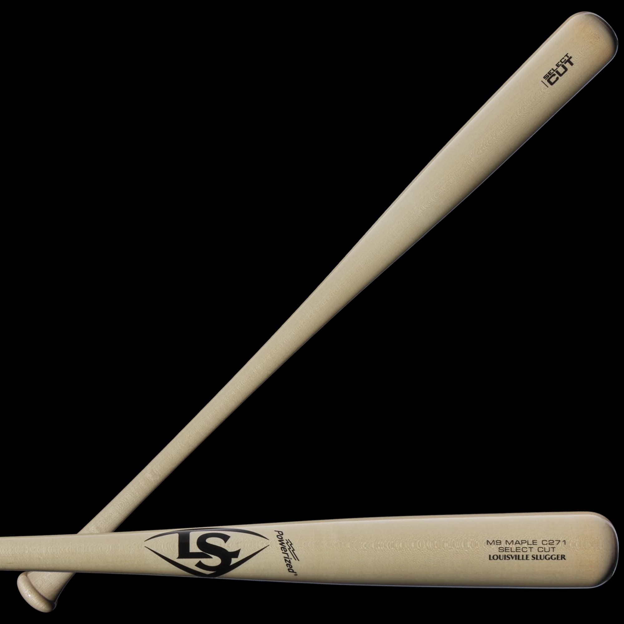 Louisville Slugger Select Cut M9 C271 Maple Baseball Bat, game wood bats, adult: photo from Louisville Slugger