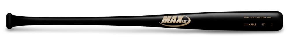 MaxBat Pro Gold Series G110, game wood bats, adult: photo from MaxBat