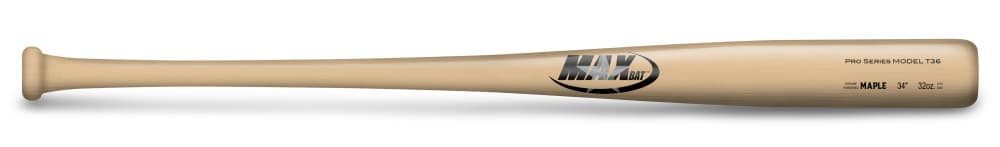MaxBat Pro Series T36, game wood bats, adult: photo from MaxBat