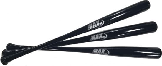 MaxBat X-Outs 3-Pack Package, wood bat blems and seconds: photo from MaxBat