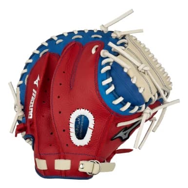 Mizuno GXC 105 RWB Prospect Youth Baseball 32.5" Catcher's Mitt, youth gloves: photo from Mizuno