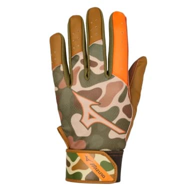 Mizuno MVP Adult Baseball Batting Glove, batting gloves: photo from Mizuno