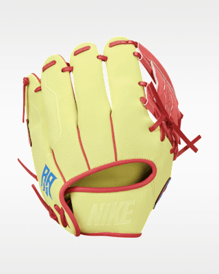 Nike Vapor "Ronald Acuña Jr." Big Kids' Right-Handed Fielding Mitt, youth gloves: photo from Nike
