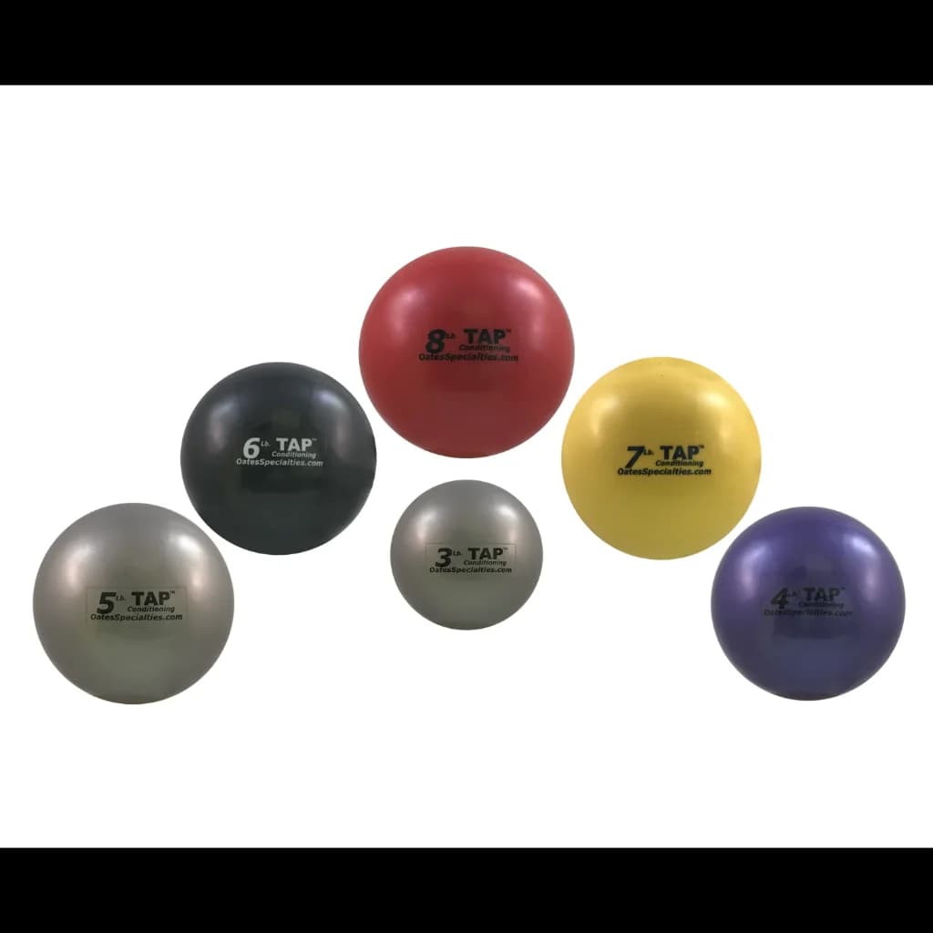 Oates Specialties TAP® Mini Medicine Balls: Develop Arm Power & Health, plyo balls: photo from Oates Specialties