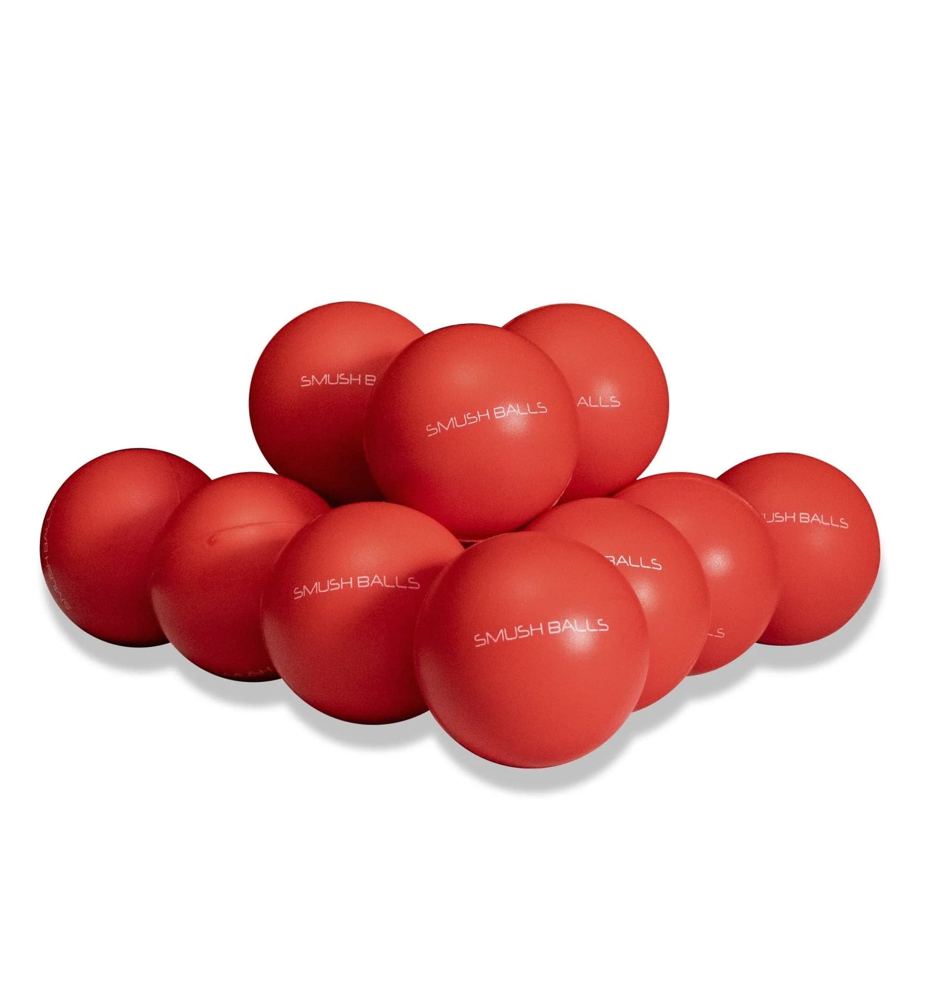ProRebounders Red Smushballs, hitting training balls: photo from ProRebounders