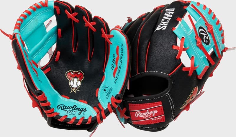 Rawlings Arizona Diamondbacks 10-Inch Team Logo Glove, youth gloves: photo from Rawlings