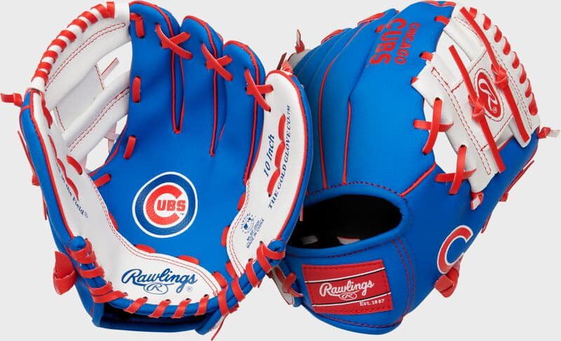 Rawlings Chicago Cubs 10-Inch Team Logo Glove, youth gloves: photo from Rawlings