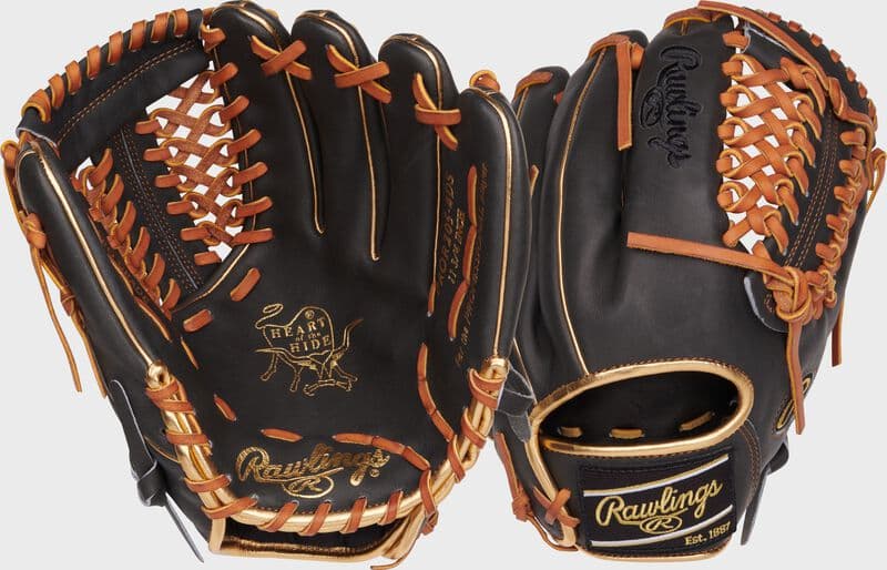 Rawlings Heart of the Hide 11.75-Inch Infield/Pitcher's Glove, utility gloves: photo from Rawlings