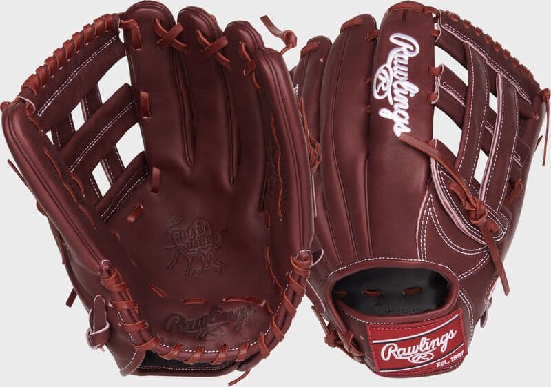 Rawlings Heart of the Hide 12.75-inch H-Web Outfield Glove, outfield gloves: photo from Rawlings