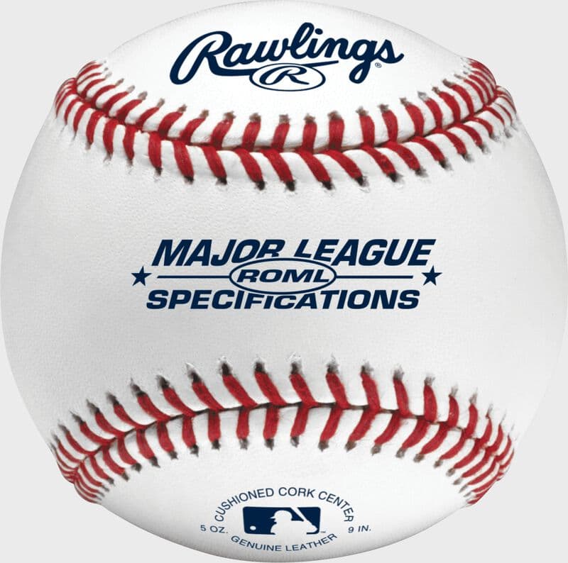 Rawlings Major League Specification Baseballs, game baseballs: photo from Rawlings