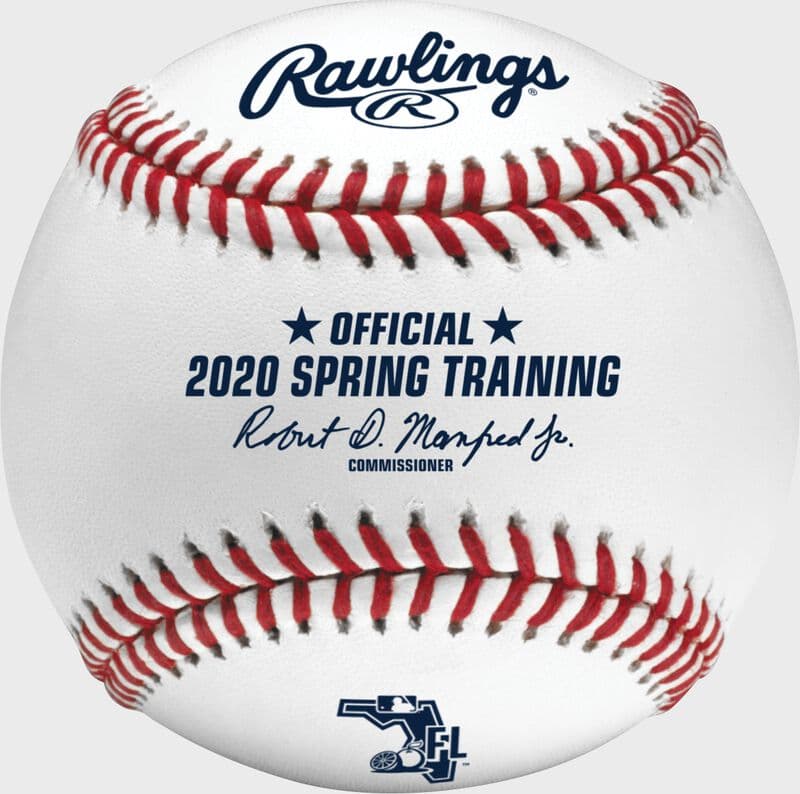 Rawlings MLB 2020 Florida Spring Training Baseballs, collector and commemorative balls: photo from Rawlings