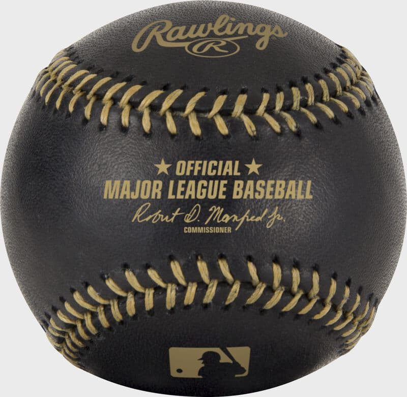 Rawlings MLB Black Baseball, collector and commemorative balls: photo from Rawlings