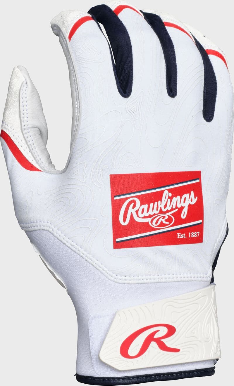 Rawlings Clout Batting Gloves, Adult, Youth, & T-Ball Sizes, batting gloves: photo from Rawlings