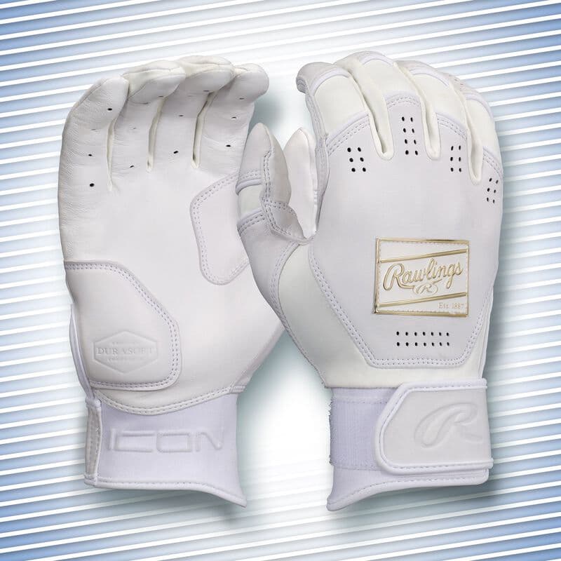 Rawlings Icon Batting Gloves, Adult, batting gloves: photo from Rawlings