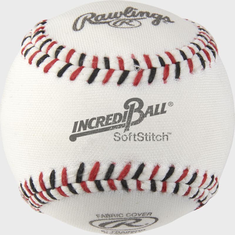 Rawlings Incredi-Ball SoftStitch Training Baseballs, Dozen, practice and machine balls: photo from Rawlings