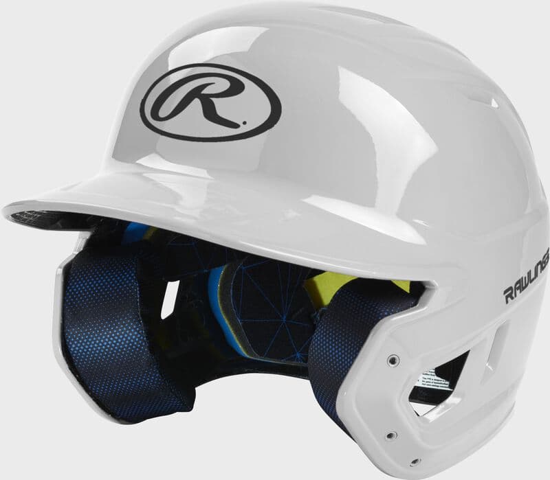 Rawlings Mach Gloss Batting Helmet, Senior & Junior Sizes, batting helmets and guards: photo from Rawlings