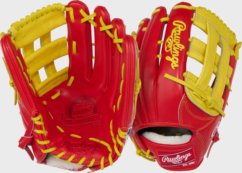 Rawlings Pro Preferred 12.75-Inch Outfield Glove, outfield gloves: photo from Rawlings